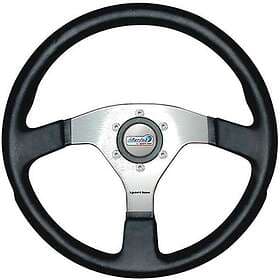 Goldenship Marina Steering Wheel Svart 350 mm