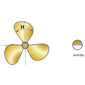 RH Vetus P3b Propeller Guld 18 x 14´´