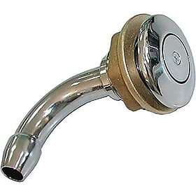 Goldenship 90º Flush Mount Brass Tank Vent Silver 16 mm