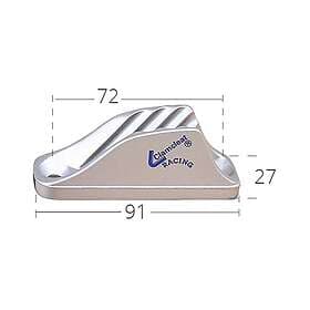 Plastimo 6-12 Mm Light Alloy Clamcleat Silver 91 x 28 mm