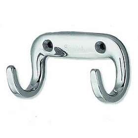 Plastimo Stainless Steel Double Hook Silver 33 x 65 mm