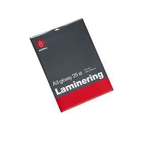 AllOffice Lamineringsficka Glossy 2x125mic A3
