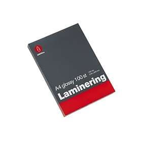 AllOffice Lamineringsficka Glossy 2x125mic A4