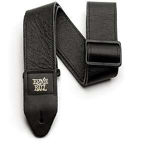 Ernie Ball EB-4134 LEATHER GUIT.STRAP BLK