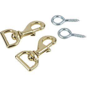 EVH STRAP CLASPS W EYE HOOKS