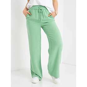 Selected Femme Viva-Gulia Mid Waist Long Linen Pant (Dam)