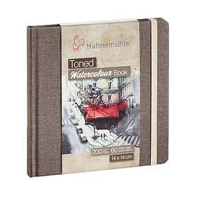 Hahnemühle Akvarellbok Beige 200g 14x14cm