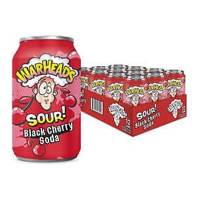 Warheads Sour Soda Black Cherry 355ml x 12st