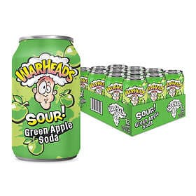 Warheads Sour Soda Green Apple 355ml x 12st