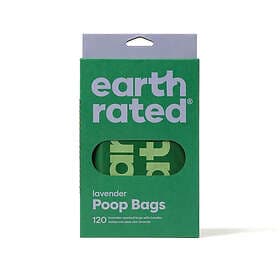 Earth Rated Bajspåsar med Handtag Lavendeldoft 120-pack