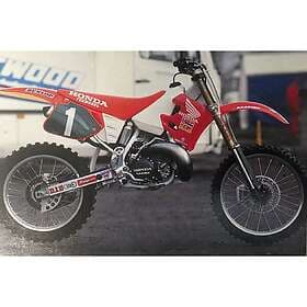 Honda Tecnosel Team Usa 92 11v01 Seat Cover Röd
