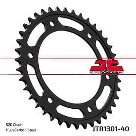 Jt Sprockets Silver 520 Ref:jtr1301.40 Steel Rear Sprocket 40t