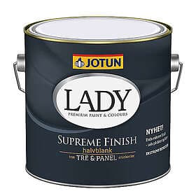 Jotun Snickerifärg Lady Supreme Finish (3L 40 Halvblank Vit)