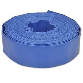 vidaXL Platt slang 25 m 1,5" PVC