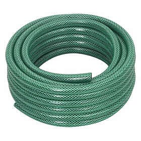 vidaXL Trädgårdsslang grön 0,6" 50 m PVC 154375
