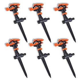 vidaXL Vattensprinkler 6 st