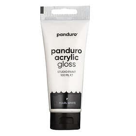 Panduro Acrylic akrylfärg, blank 100ml – Pearl white