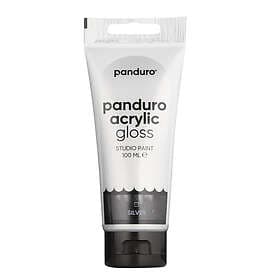 Panduro Acrylic akrylfärg, blank 100ml – Silver