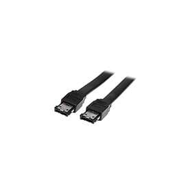 Black StarTech.com Shielded External eSATA Cable eSATA cable Serial ATA 150 eSATA (M) to eSATA (M) 3 ft ESATA3 eSATA-kabel 91 cm