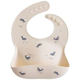 Mushie Haklapp Silikon Whales