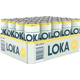 Loka Citron Sleek Burk 20x33cl inkl pant