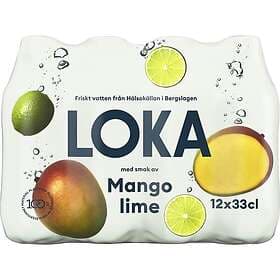 Loka Mango Lime 12x33cl Flaska inkl pant