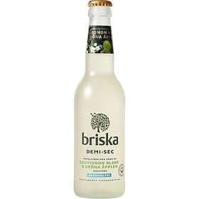 Briska Demi-Sec Sauvignon Blanc & Gröna Äpplen Alkoholfri 33cl