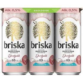 Briska Jordgubb 0,5% Eko 6x33cl inkl pant