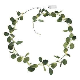 PartyDeco Girlang Eucalyptus med LED