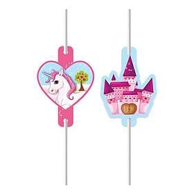 Globos Europe Sugrör Unicorns 4-pack