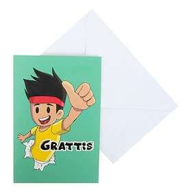Hedlundgruppen Gratulationskort Yumi & Tomu Tomu Tumme Upp