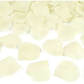 PartyDeco Rosenblad Créme 100-pack