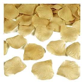PartyDeco Rosenblad Guld 500-pack