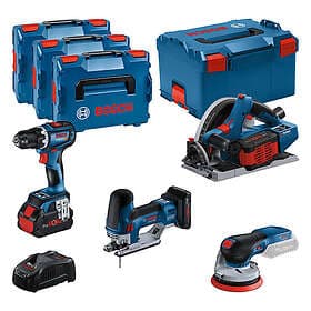 Bosch Verktygspaket GSR GKT GST GEX (1x4,0ah/2x5,5ah)