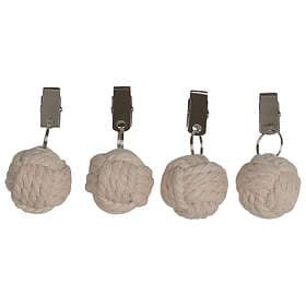 Fondaco Knop Duktyngd Offwhite 4-pack