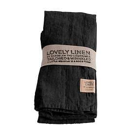 Lovely Linen Servett 4-pack Grå 45X45