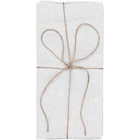Recycled by Wille Elin Recycling Tygservett Beige 2-Pack