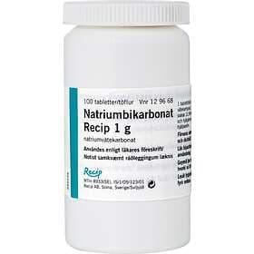 Meda Natriumbikarbonat Tablett 1g Burk, 100tabletter