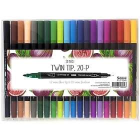 Sense Fineliner dubbelspets 20-pack