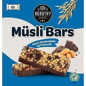 Nordthy Müsli Bar Jordnötter & Mörk Choklad 150g