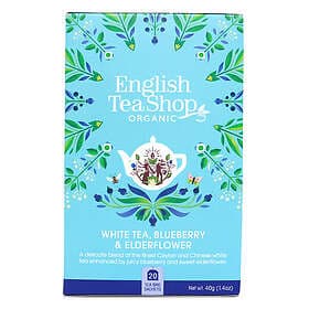 English Tea Shop White Tea, Blueberry & Elderflower 20 påsar