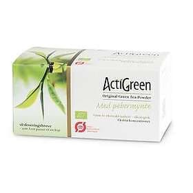 ActiGreen Bidro Original Green Tea Powder m. pepparmynta, eko 40 brev