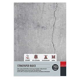 Panduro Hobby Stone paper stenpapper A5 (148x210 mm), 40 ark – 192 grams ytvikt