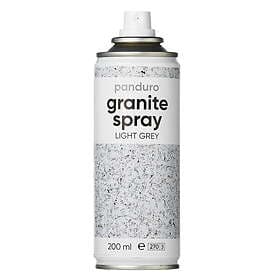 Panduro Hobby Ljusgrå granitspray 200ml – ge föremål ett sken av sten