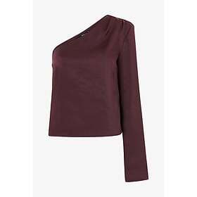 Gina Tricot One Shoulder Satin Blouse