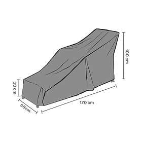 Brafab Möbelskydd (Andas) Till däckstol 170 x 65 x 100-30 cm