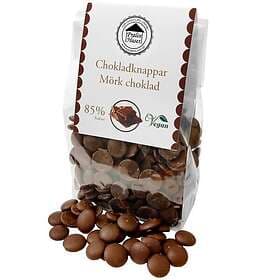 Pralinhuset Chokladknappar 85% Mörkchoklad 100g