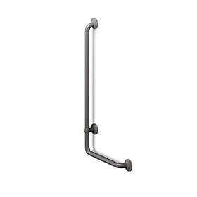 Pressalit Care Plus stödhandtag, Ø 33 mm, 90°, 40x90 cm, vänter, grå