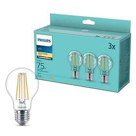 Philips LED-lampa E27 1055 lm 3-pack