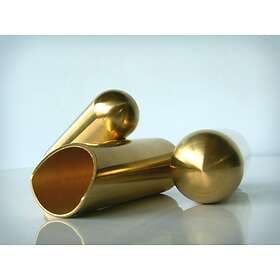 Slide The Rock Polished Brass Balltip – Medium